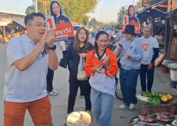 วิโรจน์ ลุยช่วยผู้สมัคร สส.สุโขทัย ชูเพิ่มเบี้ยผู้สูงอายุ จาก 600 เป็น 1,000 บาทต่อเดือน คุมสินค้าเกษตรนำเข้า ตีตลาดไทย