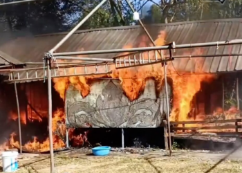 ชาร์จพาวเวอร์แบงก์ทิ้งไว้ ไฟไหม้ที่พักวงหมอลำชื่อดัง เผาวอดทั้งหลัง