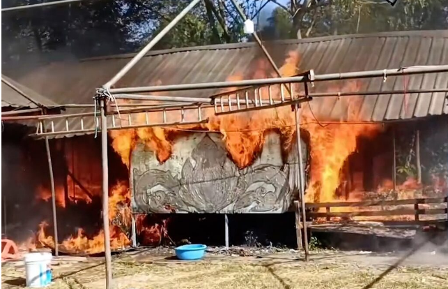 ชาร์จพาวเวอร์แบงก์ทิ้งไว้ ไฟไหม้ที่พักวงหมอลำชื่อดัง เผาวอดทั้งหลัง