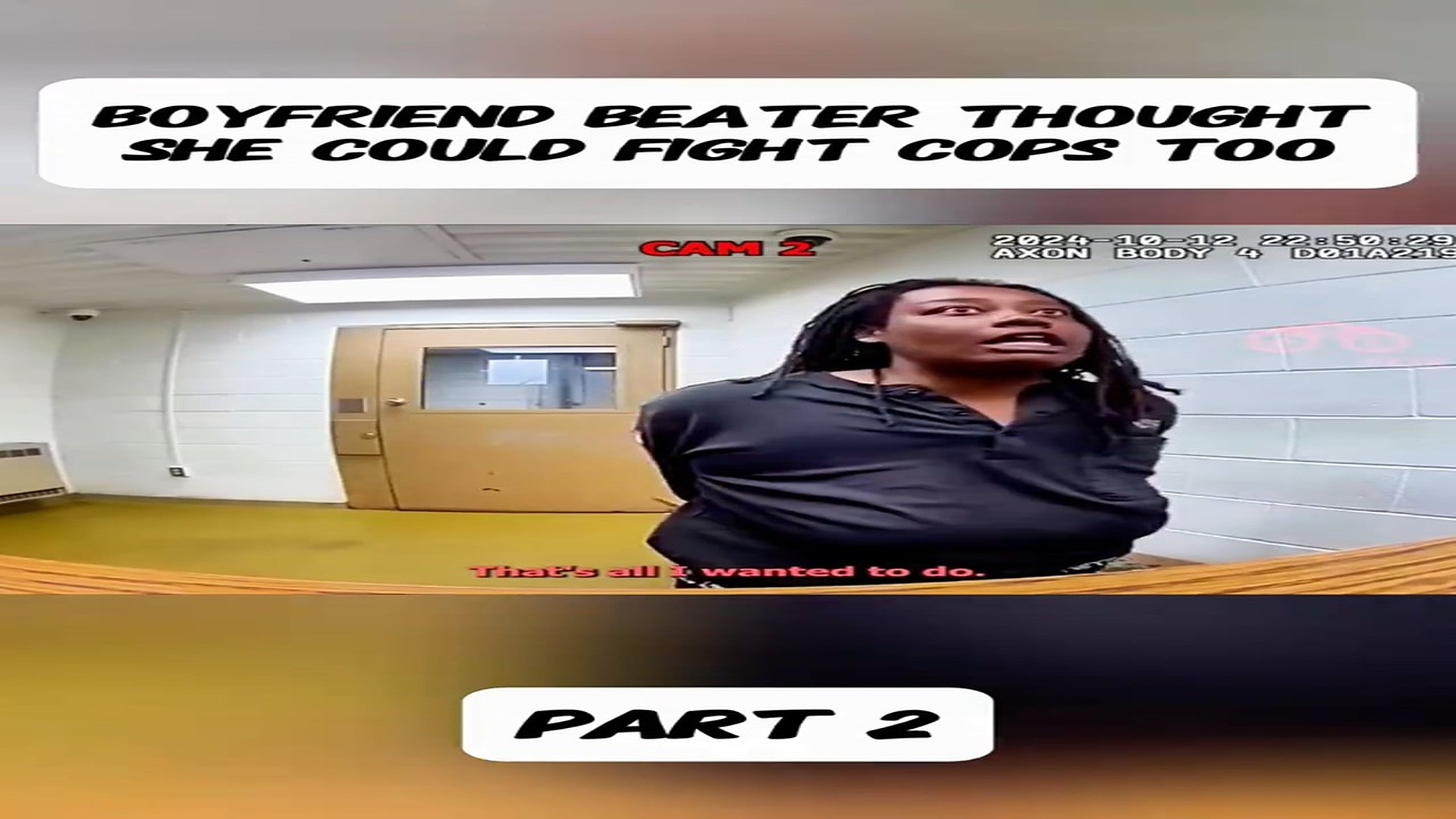 Parte 2 : Boyfriend Beater Thought She Could Fight Cops Too #cops #copsusa_part 2