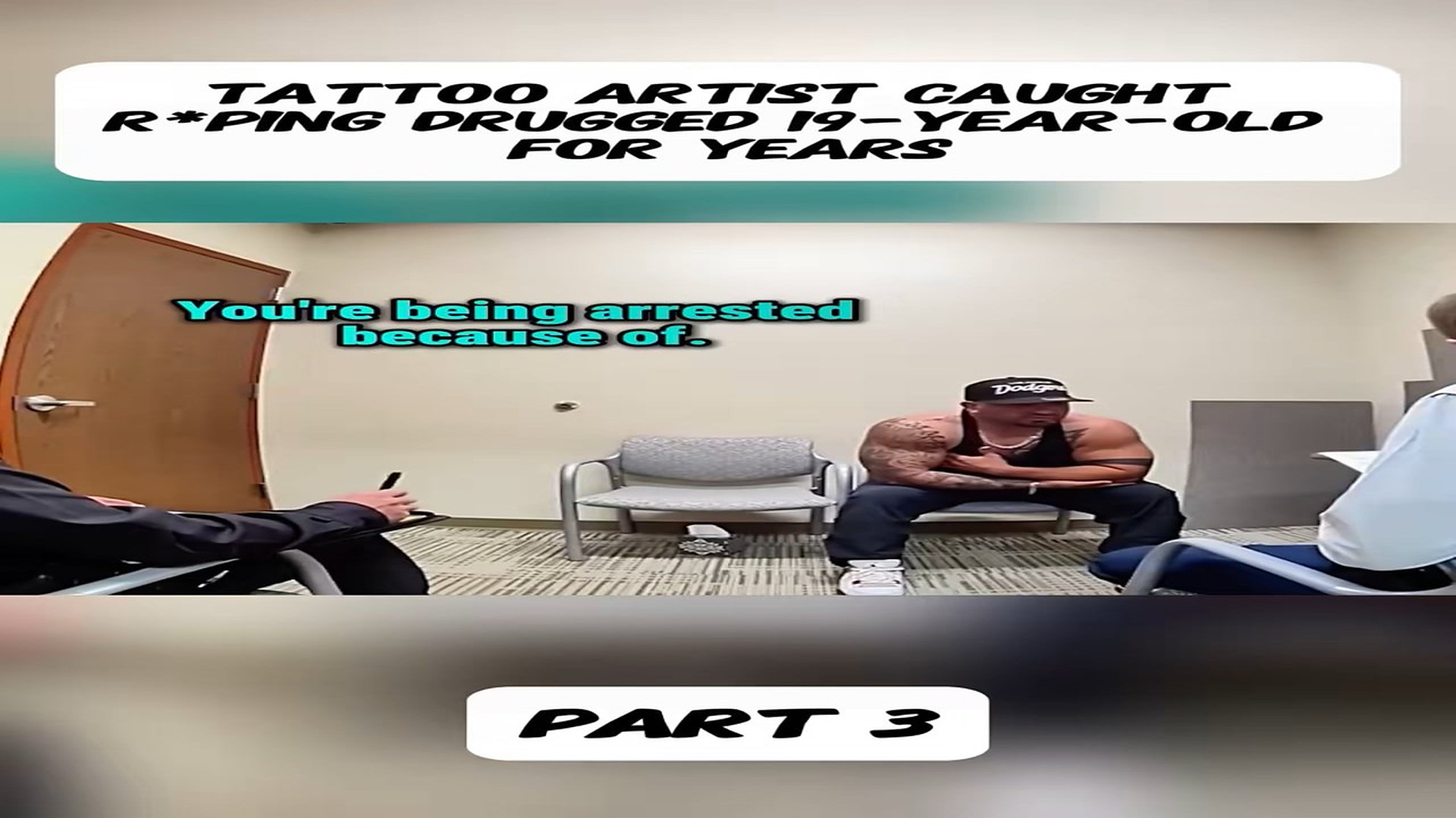 Parte 2 : Tattoo artist caught raping drugged 19-year-old for years