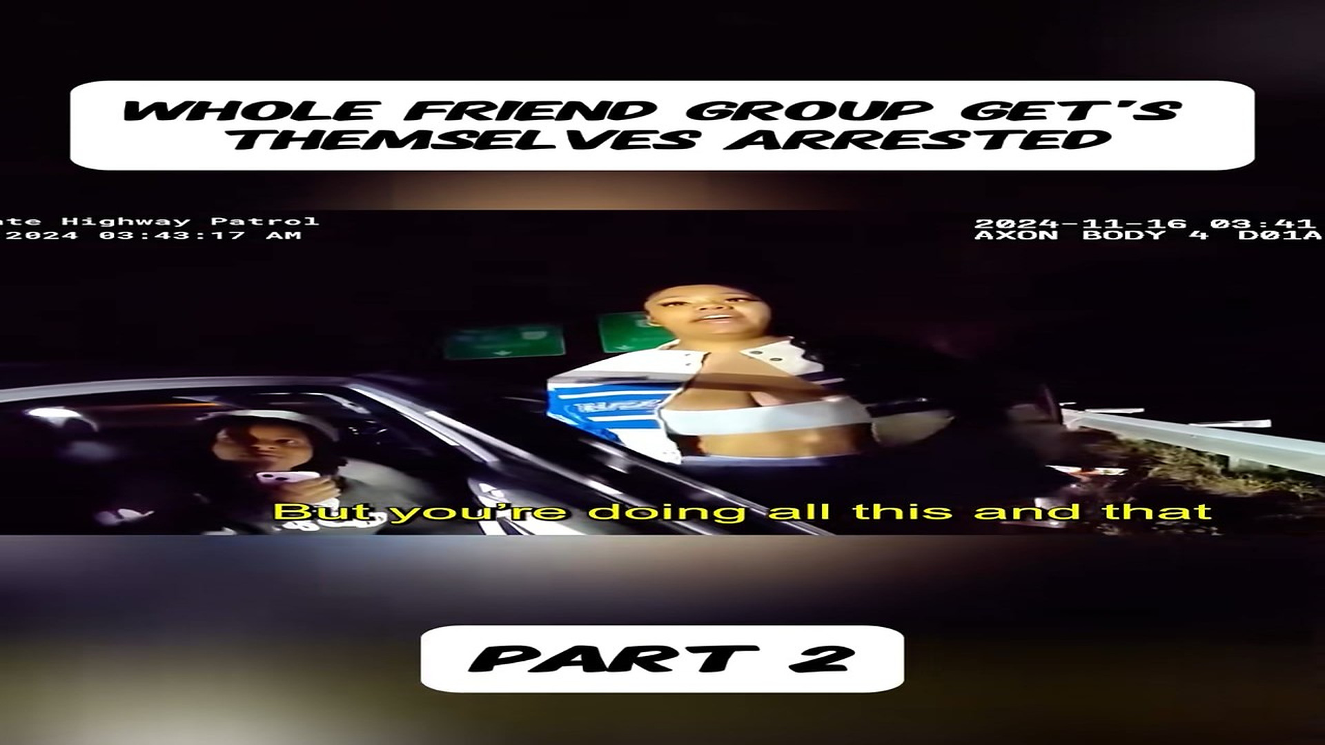Parte 2 : Whole Friend Group Get's Themselves Arrested#cops #copsusa��� #police... (1)