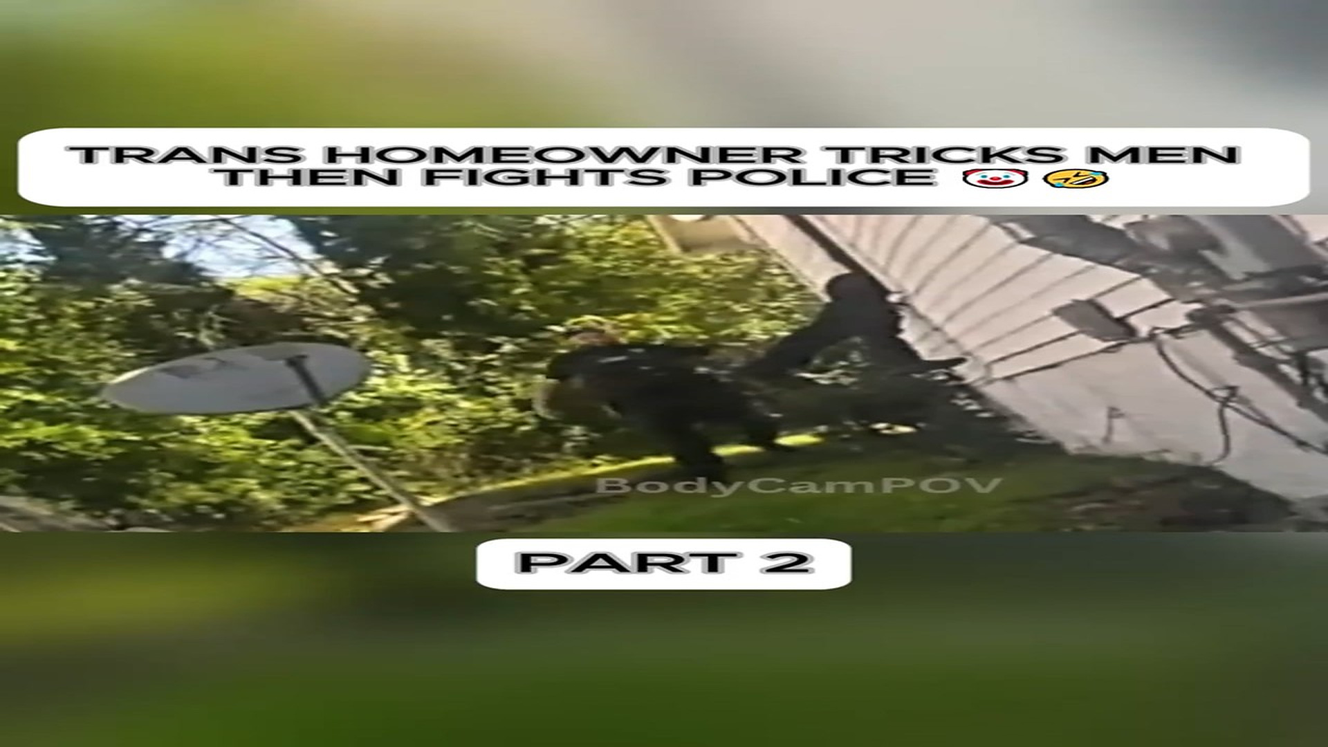 Full Video : TRANS HOMEOWNER TRICKS MEN THEN FIGHTS POLICE #cops #copsoftiktok