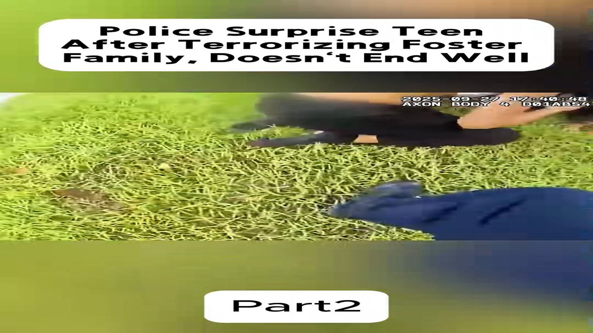 Full Video : Police Surprise Teen After Terrorizing Foster Family,Doesn't End Well #fyp #foryou #cops #poiceoffic (1)