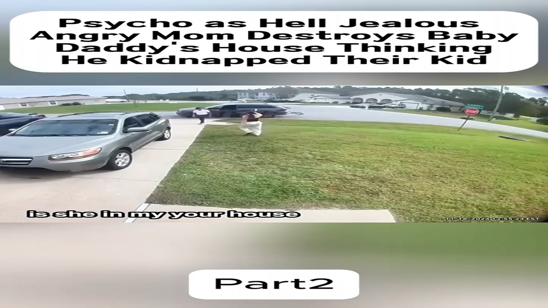 Full Video : Psycho as Hell Jealous Angry Mom Destroys Baby Daddy s House Thinking