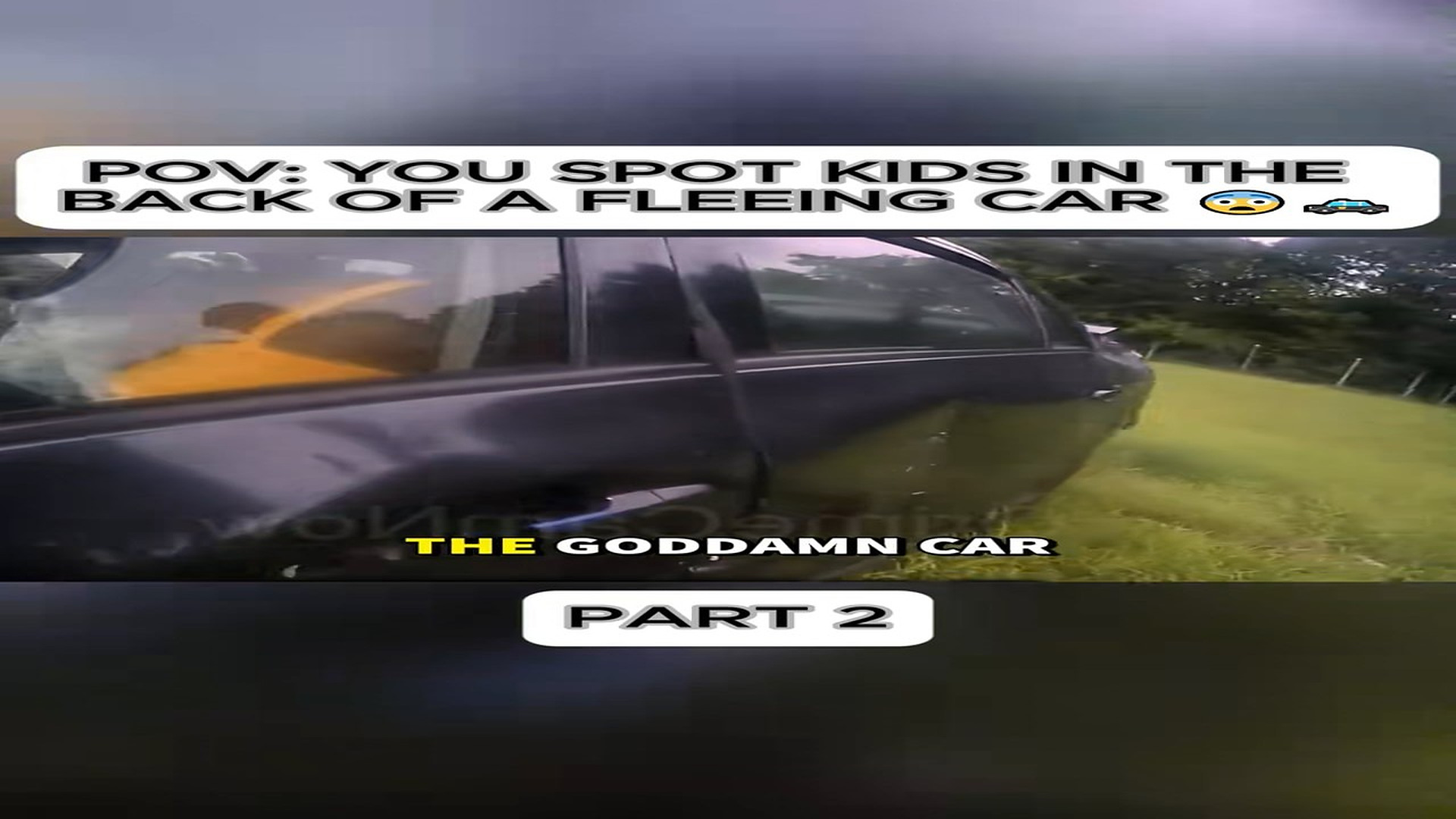 Full Video : POV_ You spot kids in the back of a fleeing car �� #cops #copsoftiktok #policeofficer #bodycam #fy (1)
